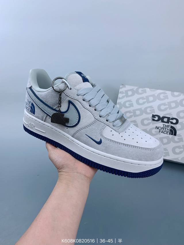 Nike Air Force 1 '07 Low “北面cdg联名 米蓝猪八”北面the North Face、川久保玲comme Des Garcons、耐克