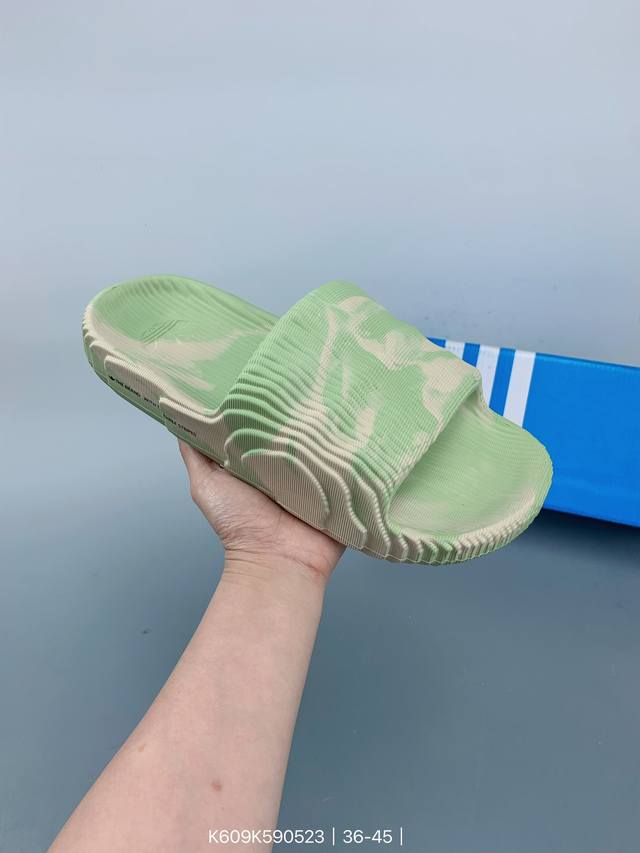 三叶草椰子拖鞋originals Adilette增高沙滩鞋 Size：如图 编码：K609K590523 - 点击图像关闭
