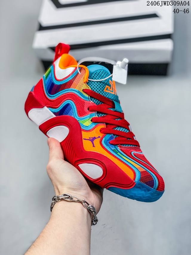 Jordan Tatum 3 Pf 乔丹篮球鞋 獭兔签名鞋，塔图姆3代签名战靴 织物材质 可实战球鞋 Size:40-46码 # 06Jwd309A04