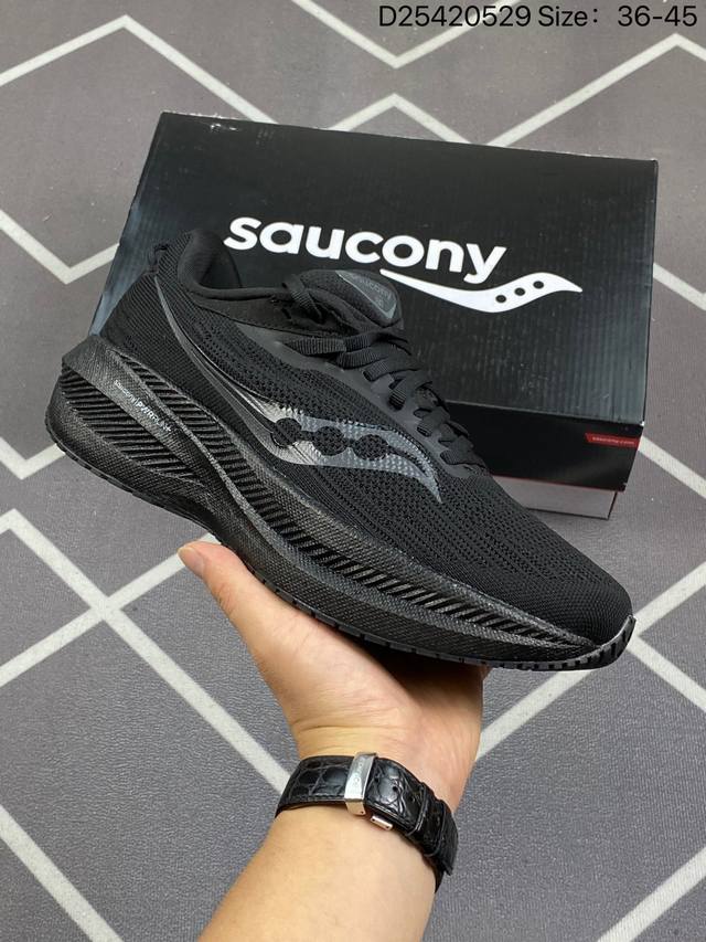 公司级saucony Triumph 20 N索康尼胜利20代旗舰级缓震型跑鞋 S20881-10 市面最好的顶级产物 全网独一无巅峰之作 size：如图 d2