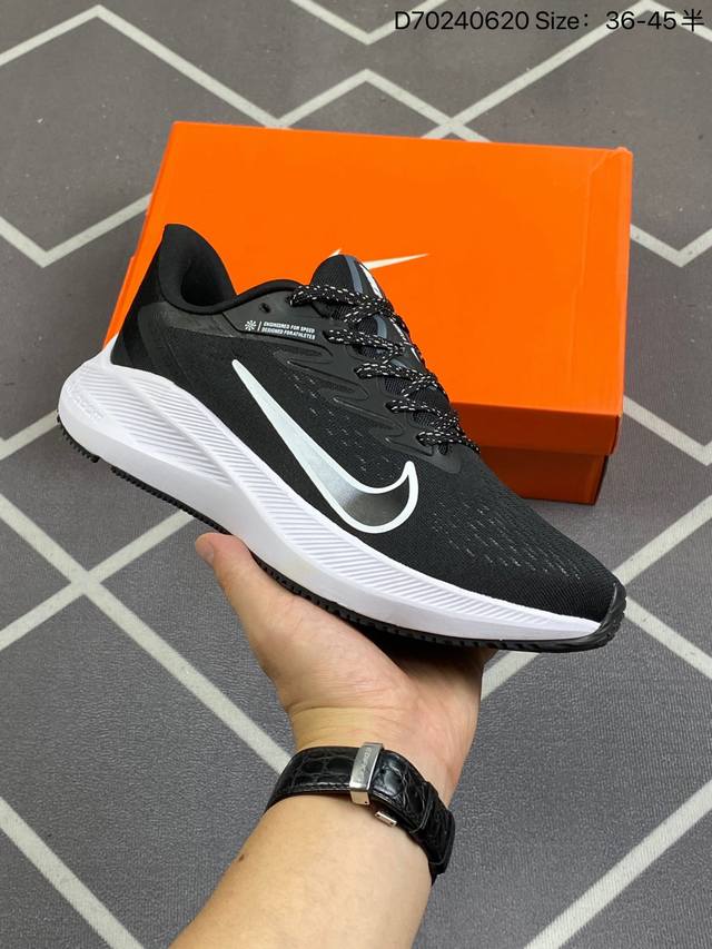 新品上市实拍 Nike耐克新款男女zoomwinflo运动鞋耐磨减震休闲跑步鞋cj0291-004 尺码：如图 D70240620